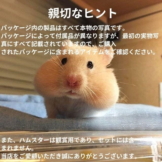 Amazon | RoBeKaU ハムスターケージ 多くのスタイル 透明感 組立式